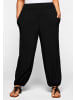 sheego Schlupfhose in schwarz