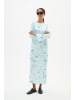 InWear Kleid CassIW Feminine Form in Dusty Aqua Mysterious Flower
