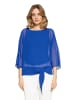 Betty Barclay Chiffonbluse unifarben in Adria Blue