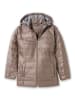 sheego Steppjacke in taupe