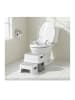 relaxdays Kindertoilettensitz in Grau/ Weiß