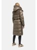 Navahoo Wintermantel Kuscheltraum 14 in Stone Brown