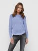 ONLY Dünner Strick Pullover Langarm Stretch Sweater Basic ONLCAVIAR in Lila