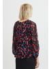 ICHI IHNALLA LS Loose fit in Poppy Red Print Mix 1