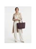 Lazarotti Bologna Leather XL Shopper Tasche Leder 35 cm in burgundy