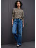 Street One Shirt in taupe schwarz