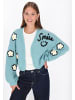 myMo Cardigan in turquoise