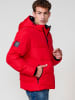 KOROSHI Gesteppte Jacke. in rot