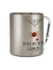 Mr. & Mrs. Panda Kaffeetasse Spinne Agathe Liebe mit Spruch in Silber