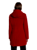 Gil Bret Dufflecoat mit Kapuze in Dunkelrot