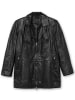 sheego Lederjacke in schwarz