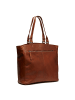 The Chesterfield Brand Wax Pull Up Schultertasche Leder 36 cm Laptopfach cognac