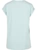 Urban Classics T-Shirts in aqua melange