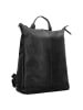 The Chesterfield Brand Wax Pull Up Rucksack Leder 40 cm in zwart