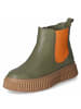 Andrea Conti Chelsea Boots in grün