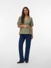 Vero Moda Umstandsjeans mit weitem Bein in Dark Blue Denim 1