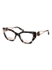 Ana Hickmann Damen Optische Fassungen Katzenauge Schwarz