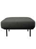 home24 home24 Outdoor-Hocker - Beige - Olefin & Aluminium - 86 x 44 x 66 cm in Schwarz