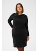 KAFFE curve Kleid KCriana Regular fit in Black Metallic Glitter