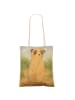 Mr. & Mrs. Panda Shopper Bag Erdmännchen Design ohne Spruch in Weiß