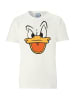 Logoshirt T-Shirt Donald Duck – Face in altweiss