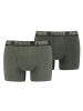 Puma Boxershorts PUMA BASIC BOXER 6P in 038 - Green Melange