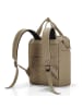 Reisenthel travelling allrounder R - Rucksack 40 cm (smiley grey) in rhombus olive