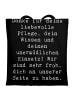Mr. & Mrs. Panda Tasche Spruch Dankbare Pflegekraft mit Spruch in Schwarz