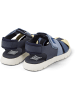 Camper Sandalen " Oruga " in Blau Gelb