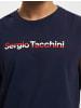 Sergio Tacchini T-Shirt in navy/adrenaline rush