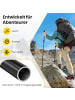 COSTWAY Wanderstöcke faltbar Aluminium 115-130cm in Gelb