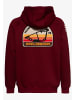 King Kerosin King Kerosin Sweatjacke Dude Of Wilderness in bordeaux