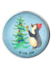 Mr. & Mrs. Panda Waschbecken Abfluss Pinguin Weihnachtsbaum ohne... in Eisblau