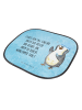 Mr. & Mrs. Panda Auto Sonnenblende Pinguin Duschen mit Spruch in Eisblau