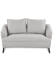 Beliani 2-Sitzer Sofa HOBRO in Grau/Schwarz - (W) 146 x (H) 87 x (L) 85 cm