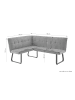 byLiving Eckbank TALEA in dunkelgrau - 128 x 168, H 93,5 cm