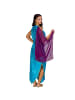 tectake Figurbetontes, langes Kleid, blau