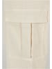 Urban Classics Urban Classics Damen Ladies High Waist Wide Leg Twill Cargo Pants in whitesand