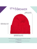 styleBREAKER Strick Mütze in Hellblau