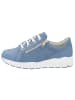 Solidus Komfort Schnürschuh in blau