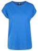 Urban Classics Urban Classics Damen Ladies Extended Shoulder Tee in brightblue