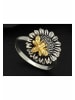 Gemshine Ringe Sonnenblume und Biene in silver coloured