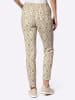 Heine Druckhose in sand-dunkeltaupe-bedruckt