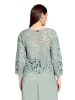 Betty Barclay Lochstrick-Pullover mit U-Boot-Ausschnitt in Gray Mist