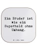 Mr. & Mrs. Panda Tassen Untersetzer Spruch Bruder Superheld mit ... in Weiß