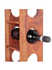 FineBuy Weinregal in Braun / Sheesham / 15x15x70