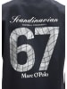 Marc O'Polo MOP Club '67  Football T-Shirt, Heavy Jersey, Oversize in Dark Navy