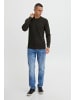 BLEND Rundhals Strickpullover Basic Langarm Sweater in Khaki