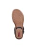 rieker Komfort Sandalen in Schwarz