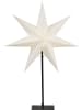 STAR Trading Tischlampe Stern 'Frozen', weiß, 75cm in Weiß